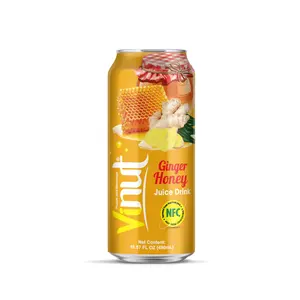 Canette de 490ml de jus de miel de gingembre