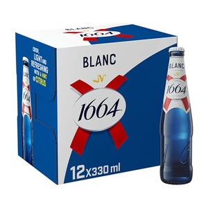 Mayorista de Kronenbourg Blanc 1664 con Cerveza 24x33cl en Latas y en Botellas - Product Image 1