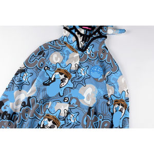 เสื้อฮู้ดพิมพ์ลายการ์ตูนสำหรับผู้ชายและผู้หญิงคุกกี้คุกกี้ซิปเต็มรูปแบบระบายอากาศได้ดีปรับแต่งได้ - Product Image 5