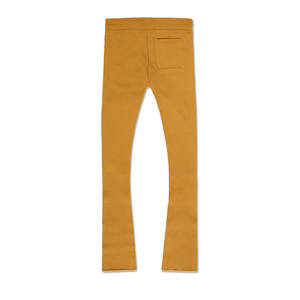 Pantalones de chándal apilados para hombre con logotipo personalizado de alta calidad OEM, pantalones de chándal para correr, pantalones de chándal Acampanados para hombre con logotipo personalizado - Product Image 5