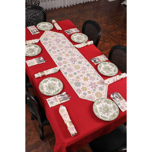 Juego de Mantel para mesa de comedor, mesa a prueba de agua, a prueba de polvo, resistente al suelo, algodón, lino, manteles rectangulares OEM - Product Image 1