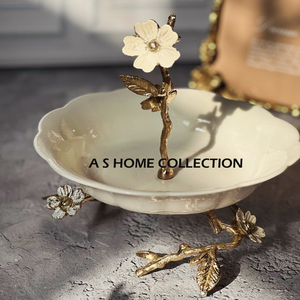 Juego de 2 cuencos decorativos para el hogar de Metal de aluminio chapado en oro, cuencos para servir personalizados ecológicos, textura de lujo elegante moderna - Product Image 5