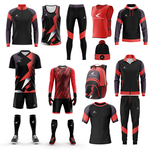 Vêtements de sport d'entraînement par sublimation complète Maillot de football Chemises de football Vêtements de football Uniformes Bundle Pack Vêtements de football - Product Image 5