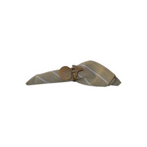 Porte-serviettes arrondis en laiton et ronds de serviette Conception de matériau d'infiltration avec nouvelle finition plaquée et polie pour la vaisselle de fête - Product Image 6