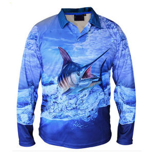 Price Light <b>Weight</b> UPF50 Custom <b>Fishing</b> Polo Sublimation Tournament Long Sleeve Breathable 100% Polyester Men's <b>Fishing</b> Shirts - Product Image 4