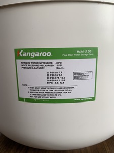 Réservoir de stockage de 5 gallons pour le matériau du purificateur d'eau, réservoir à pression en acier plastique fabriqué au Vietnam par le groupe kangourou - Product Image 3