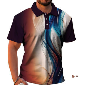Polos de talla grande para hombre, camiseta de manga larga con solapa, camisetas de polo versátiles informales a la moda, ropa para hombre - Product Image 2