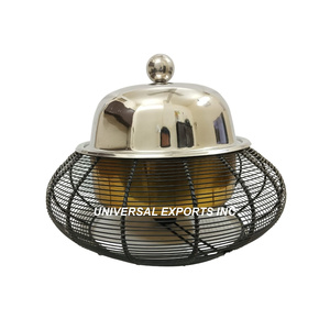 Calentador de alimentos de acero inoxidable, cazuela de diseño hecha a mano de calidad Superior, olla de Metal al por mayor con estilo clásico - Product Image 1