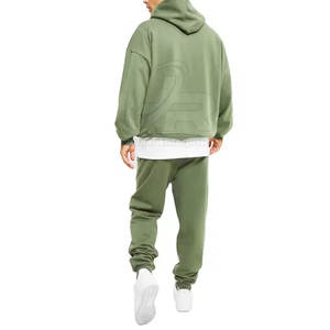 Chándal con Lavado Ácido para Hombre, Estilo Urbano Personalizado, Corte Holgado para la Moda Urbana Moderna, en Venta - Product Image 5