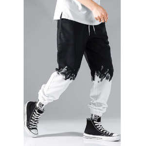 Cotton Wear Men's Sweatpants Solid Color Fashionable Quick Drying Washed Style Men's Pants and <b>Trousers</b> - Product Image 1
