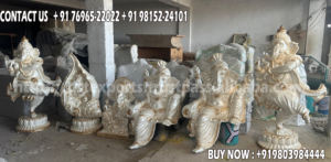 Magnifique ensemble d'entrée Ganesha de mariage indien mariage hindou décor d'entrée Ganesha beau Ganesha assis sur le mariage - Product Image 3