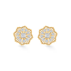 Pendientes de Oro de 14k con Moissanita Corte Esmeralda en Forma de Corazón para Mujer - Oro Rosa, Blanco o Amarillo - Product Image 1