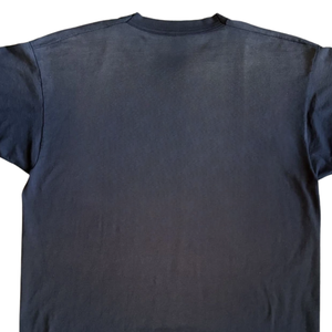 เสื้อยืดสีดำ sunfaded ของผู้ชายวินเทจฟอกสีซีดสตรีทโอเวอร์ไซส์ผ้าฝ้ายนุ่มสบาย - Product Image 4