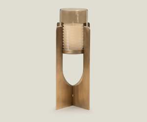 Soporte de vela negro antiguo de lujo de diseño moderno soporte de Pilar recién llegado decoración del hogar para Navidad al por mayor - Product Image 1