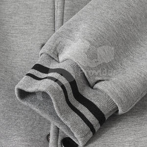 Men's <b>Slim</b> <b>Fit</b> High Quality Varsity <b>Jacket</b> with Stand Collar and Front Logo Customizable Design Wholesale - Product Image 6