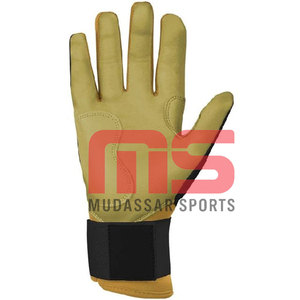 Gants de frappeur de baseball personnalisés de la meilleure qualité pour hommes Gants en cuir Adultes Manchette longue Respirant - Product Image 3