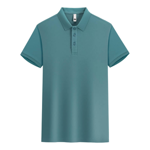 Camiseta Polo de Manga Corta para Hombre, de Alta Calidad a Precio de Fábrica, Transpirable, de Color Sólido, Tejido de Punto Informal - Product Image 2