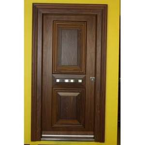 Puerta de Entrada de Diseño Artesanal Moderno de Madera ABSDOOR NEST, Alta Seguridad, Aislamiento Térmico y Acústico, para Villas y Apartamentos, Garantía de 3 Años - Product Image 3