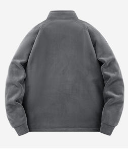 OEM Factory Custom Fleece Cardigan Mens 2026 Autumn Winter Zip Up Casual Sports Loose Fit <b>Sweatshirt</b> Jacket - Product Image 6