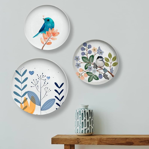 Plaques murales abstraites de bohème, motifs de feuilles tropicales, portraits féminins élégants, décoration intérieure moderne, disponibles au prix de gros. - Product Image 4