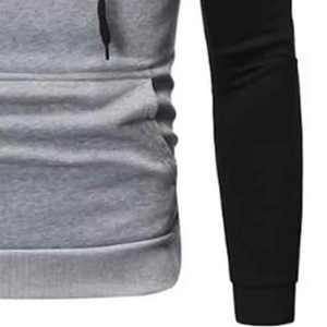 Nueva Llegada, Sudadera con Capucha de Moda, Bordado Personalizado de Tendencia, Sudaderas con Capucha de Patchwork al por Mayor, Ropa Urbana con Bloques de Color, Etiqueta Personalizada OEM - Product Image 6