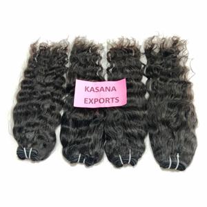 Extensions de cheveux humains pour femmes, vente en gros, 100% vietnamiennes, double trame, couleur noire naturelle, vague profonde, bon marché pour femmes - Product Image 4