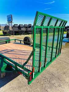 Remolque Utilitario Basculante de 6000 Lbs GVWR con Plataforma para Vehículos 8x5/10x6/12x6, Eje Doble/Tándem, Remolque de Carga Pesada para Transporte, EE. UU. - Product Image 3