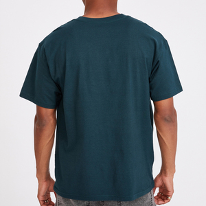 เสื้อยืดริงเกอร์ไหล่ตกขนาดใหญ่สำหรับผู้ชายผ้าฝ้าย100% ออกแบบได้ตามต้องการคุณภาพสูง - Product Image 4