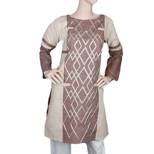 Kurti Bordado para Mujer - Marrón - Product Image 2