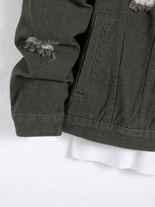 Chaqueta de mezclilla con el mejor material Chaqueta de mezclilla de hombre al por mayor con su propio diseño personalizado - Product Image 3