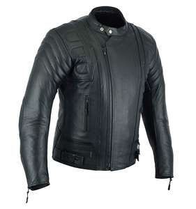 Veste en cuir unisexe pour hommes Couleurs personnalisées Style vintage Col montant Broderie sur le devant Streetwear surdimensionné - Product Image 5