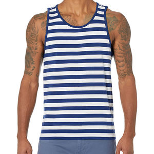 Débardeurs d'entraînement pour hommes de la meilleure qualité du fabricant, vêtements de fitness à manches courtes, design original, tricoté, vente en gros à bas prix - Product Image 4