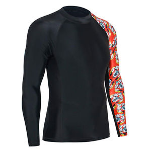 Camiseta de compresión OEM de manga larga BJJ MMA para hombre, Rashguard transpirable personalizable para entrenamiento en gimnasio, fabricada en Pakistán - Product Image 3