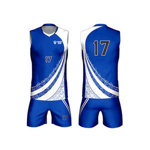 Ensemble d'uniformes de volley-ball à la mode pour adulte 2025 dernier uniforme de volley-ball de conception à vendre - Product Image 2