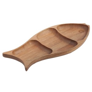 Mesa de madera de Acacia para restaurante y Hotel en casa, plato de servicio de madera de diseño personalizado - Product Image 6