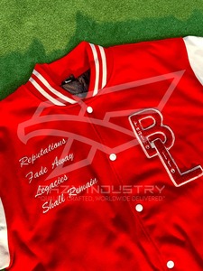 Custom Mens Varsity <b>Jacket</b> with Embroidered Logo Winter <b>Baseball</b> <b>Bomber</b> <b>Jacket</b> with Zipper OEM High Quality Streetwear Coat - Product Image 5