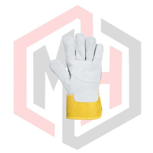 ถุงมือทำงาน หนังบริเวณฝ่ามือ ทนทานต่อการฉีกขาด ระบายอากาศได้ดี ปราศจากซิลิโคน ปราศจากแป้ง ป้องกันไฟฟ้าสถิตย์ ขนาด 26 ซม. ถุงมือคลาสสิคโครเมียม - Product Image 2