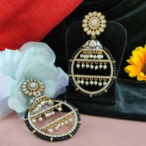 Boucles d'oreilles pendantes Fusion pour femmes Vjoshijewels, cristaux colorés, tendance contemporaine, pierres de qualité supérieure, fête, festive, autres - Product Image 4