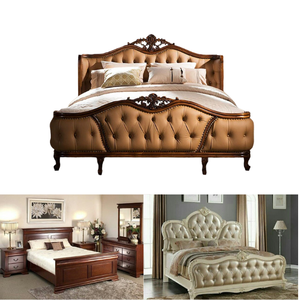 Fábrica vende bien muebles de lujo cama hotel hostal casa apartamento dormitorio Suite cama king size Suite hecha en Indonesia - Product Image 5