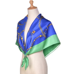 Custom Printed <b>Silk</b> <b>Scarf</b> for Women Spring Fashion Accessory-Ethnic Style Long Length Digital Print Skin Friendly - Product Image 2