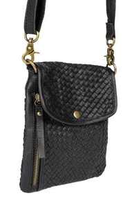 Women's Classic Style Genuine Leather Sling <b>Bag</b> with Cotton Lining Zipper Closure Custom Designs Accepted for Girls - Product Image 4