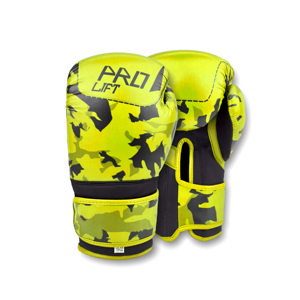 ถุงมือชกมวยหนัง PU พิมพ์โลโก้ Prolift ถุงมือฝึกซ้อมและต่อยมวยแบบสังเคราะห์ ทนทาน สำหรับยิมและกีฬา - Product Image 2