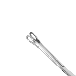 Pinces à éponges manuelles de 12 pouces, droites et dentelées, pour instruments chirurgicaux vétérinaires, certifiées CE, à prix bas, vente en gros - Product Image 6