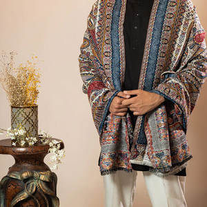 High Quality Eco-Friendly <b>Wool</b> <b>Shawl</b> for Men Customized Brand Winter Wear for Daily Use - Product Image 5