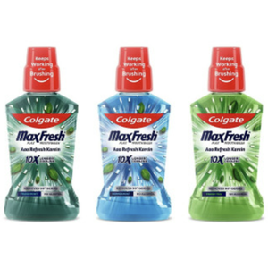 Colgate MaxFresh Plax Triple Action Mouthwash, saveur menthe fraîche, 500 ml - Product Image 5