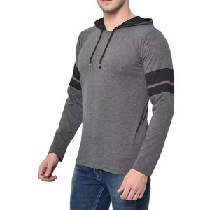 Sudaderas con capucha de invierno ajustadas hechas a medida para hombre, diseño de ropa de calle de patrón sólido, longitud corta, nueva última colección al por mayor - Product Image 2