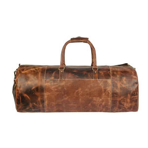 Bolsa de lona de cuero de color personalizado superventas al aire libre mejor precio al por mayor bolsa de lona de cuero con logotipo personalizado para hombres OEM - Product Image 1