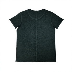 T-shirt pour homme surdimensionné en coton 100% teint à la cire, manches courtes, style streetwear - Product Image 5