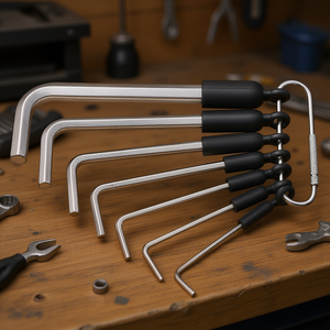 ชุดประแจหกเหลี่ยมเคลือบนิกเกิล Hazet ขนาดเมตริก 7 ชิ้น - Product Image 3