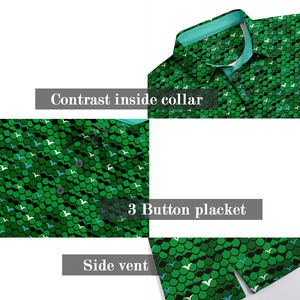 เสื้อโปโลผู้ชายขายส่ง ระบายเหงื่อ แห้งเร็ว แขนสั้น มีปก ทรงปกติ รับสกรีนโลโก้ - Product Image 4